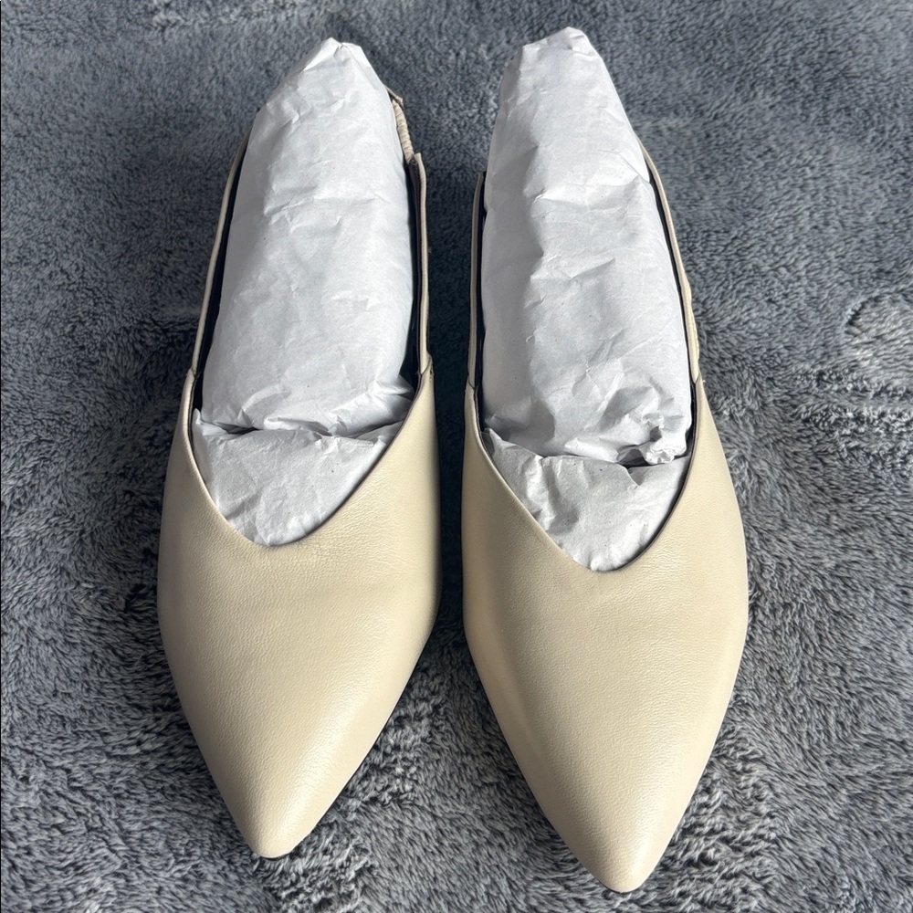 Seychelles Good Girl Slingback Flat in Ivory Size 6M NIB - Picture 4 of 7